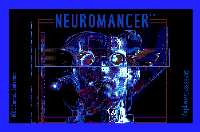 Neuromancer Apple IIgs Screenshot: Title screen.