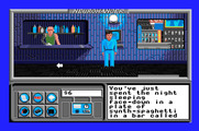 Neuromancer for Apple IIgs - Game start.