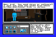 Neuromancer for Apple IIgs - Hey kid, want to buy anything?