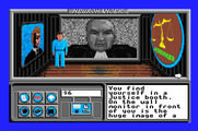 Neuromancer for Apple IIgs - In a justice booth...