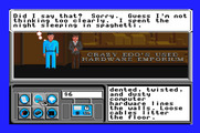 Neuromancer for Apple IIgs - Select a response to a question.