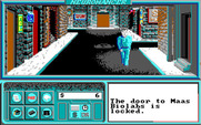 Neuromancer for IBM PC/Compatibles - Wandering the town.