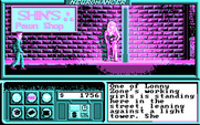Neuromancer for IBM PC/Compatibles - There is a girl here.