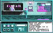 Neuromancer for IBM PC/Compatibles - The game begins here.
