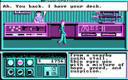 Neuromancer for IBM PC/Compatibles - Getting your deck back; it isn't very good.