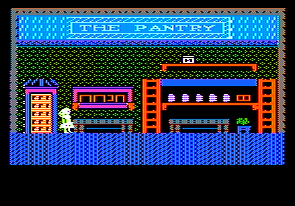 Alice in Wonderland Apple II Screenshot: I found the pantry!