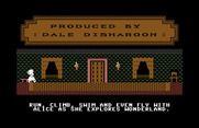 Alice in Wonderland for Commodore 64 - The game demo begins along with the game credits.