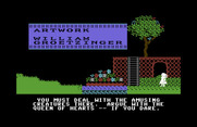 Alice in Wonderland for Commodore 64 - The demo provides some clues on how to play the game.