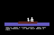Alice in Wonderland for Commodore 64 - Alice accidentally left her parasol behind.