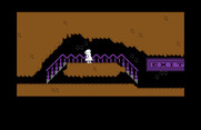 Alice in Wonderland for Commodore 64 - The sign says "Exit", but is it really?