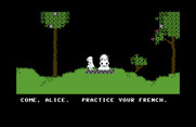 Alice in Wonderland for Commodore 64 - Alice's sister...
