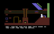 Alice in Wonderland for Commodore 64 - This door is to small to enter!