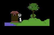 Alice in Wonderland for Commodore 64 - Pay attention to the clock, time is of the essence...