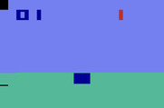 Skeet Shoot for Atari 2600 - Starting screen.