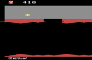 Exocet for Atari 2600 - This is an opportunity to make it to the underground part of the screen!