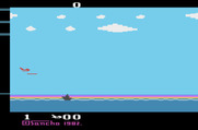 Sea Hawk for Atari 2600 - Starting screen.
