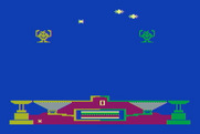 Peanut Butter Panic for Atari 8-bit - Everyone leaping for stars!