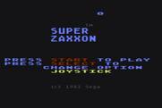Super Zaxxon for Atari 8-bit - Title screen.
