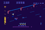 Super Zaxxon for Atari 8-bit - Lookout, more mines!