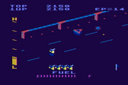 Super Zaxxon for Atari 8-bit - Avoid the mines these ships leave behind...