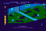 Super Zaxxon for Atari 8-bit - Game over.