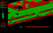 Super Zaxxon for IBM PC/Compatibles - The obstacles are many.