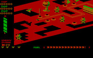 Super Zaxxon for IBM PC/Compatibles - The game begins...
