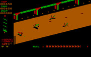 Super Zaxxon for IBM PC/Compatibles - This narrow passage sometimes has a lot of enemies to dodge.