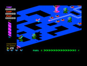 Super Zaxxon for IBM PC/Compatibles - Game start.