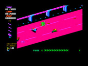 Super Zaxxon for IBM PC/Compatibles - Opponent destroyed!