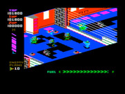 Super Zaxxon for IBM PC/Compatibles - You sometimes need to navigate through narrow passages.