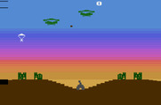 Commando Raid for Atari 2600 - Game start; enemies arrive!