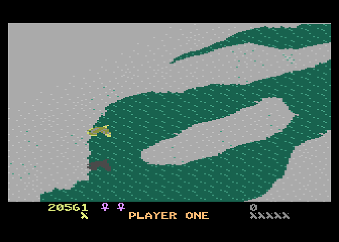 Desert Falcon Atari 7800 Screenshot: Level 3 start.
