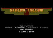 Desert Falcon for Atari 7800 - Title screen.