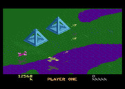 Desert Falcon for Atari 7800 - Flying over the water...