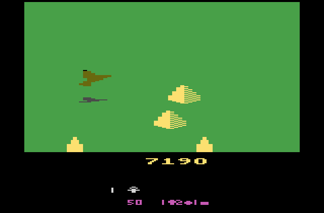 Desert Falcon Atari 2600 Screenshot: On to the next level...