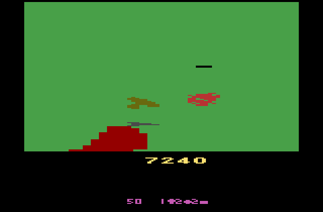 Desert Falcon Atari 2600 Screenshot: More desert creatures and obstacles!