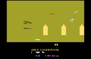 Desert Falcon for Atari 2600 - Don't crash into these pillars...