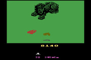 Desert Falcon for Atari 2600 - End of the second level.