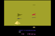 Desert Falcon for Atari 2600 - Game start.