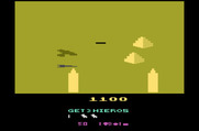 Desert Falcon for Atari 2600 - Flying around some obstacles...