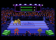 Title Match Pro Wrestling for Atari 7800 - Caught in a headlock...