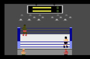 Title Match Pro Wrestling for Atari 2600 - Game start.
