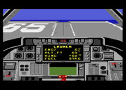 Tomcat: The F-14 Fighter Simulator for Atari 7800 - Game start.