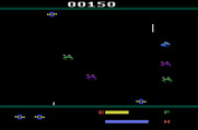 Cross Force for Atari 2600 - A variety of different enemies appear...