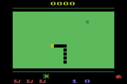 Tape Worm for Atari 2600 - Game start.