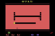 Tape Worm for Atari 2600 - Beans appear fast; there are currently 2 on the screen to collect...