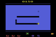 Tape Worm for Atari 2600 - I've been hit!