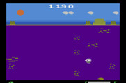 Planet Patrol for Atari 2600 - Avoid crashing into debris after the base is destroyed.