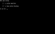 Missing Letters for IBM PC/Compatibles - Select the type of display you have...